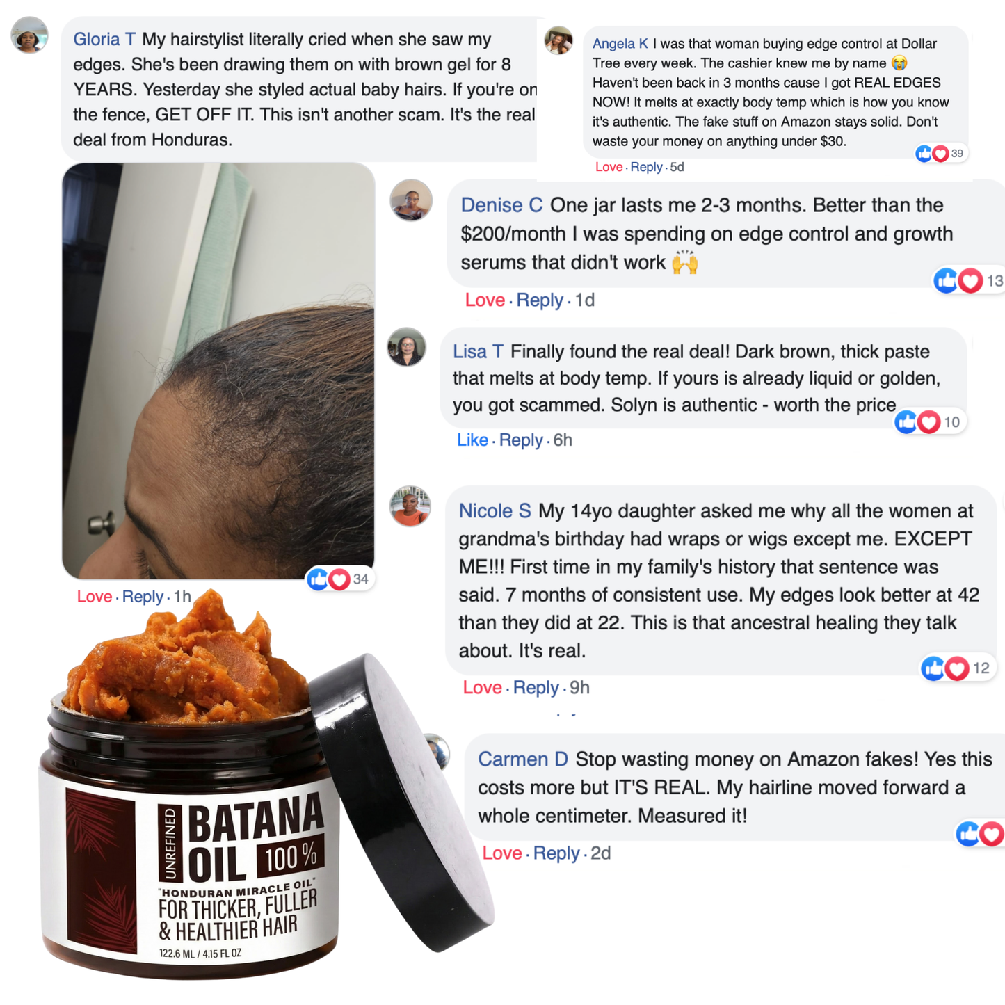 Authentic Honduran Batana Oil